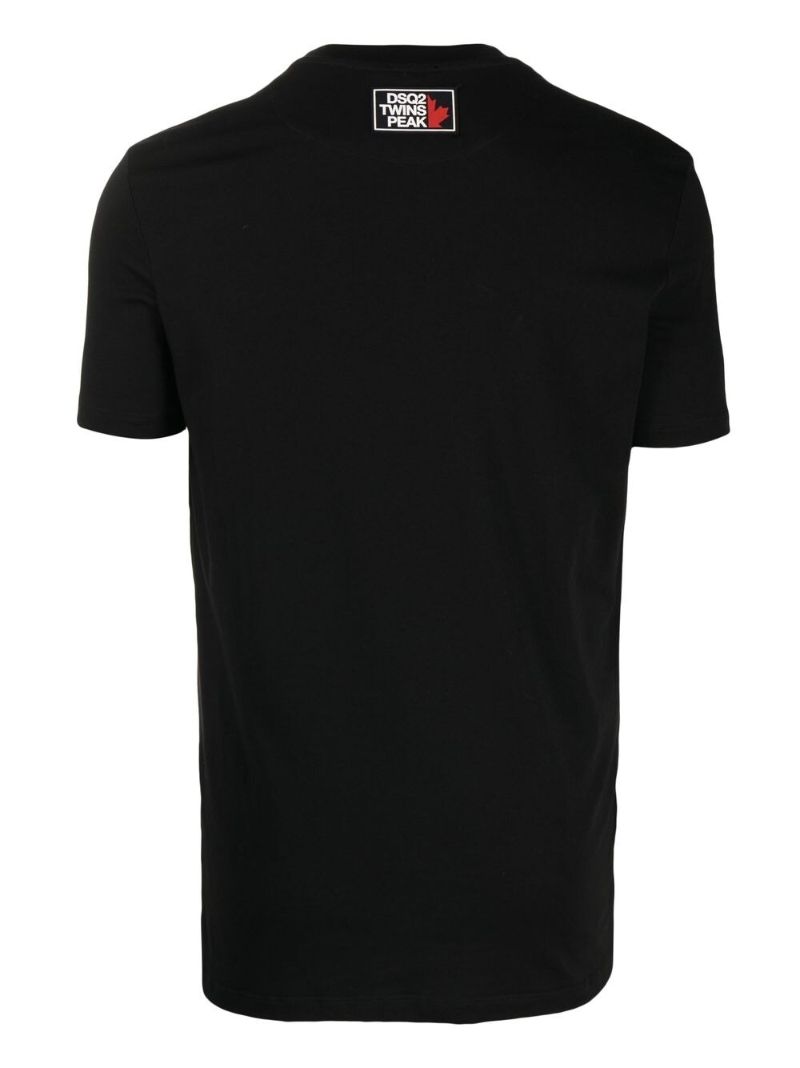 Black Crew Neck Cotton T-shirt