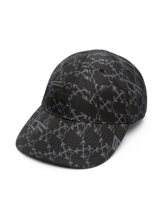 Black Arrows Print Baseball Cap