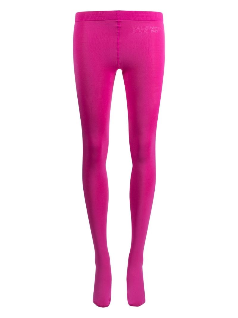 Pink Pp Print Tights