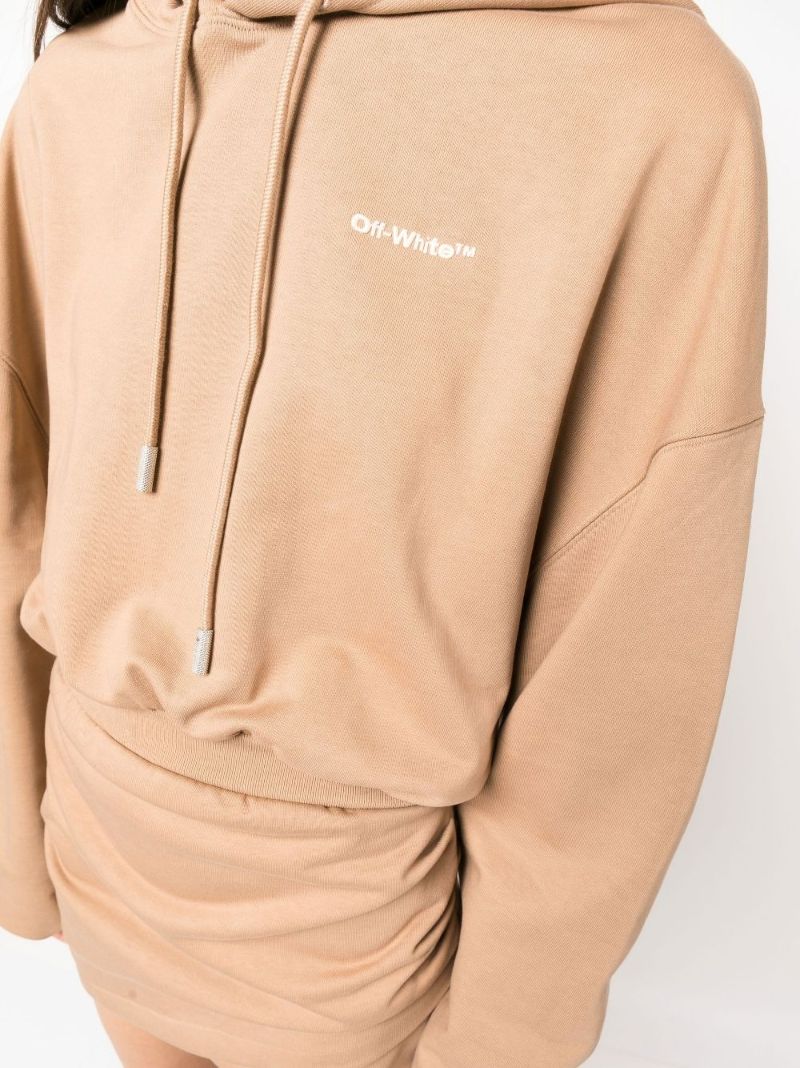Brown for All Hooded Sweatshirt Dress