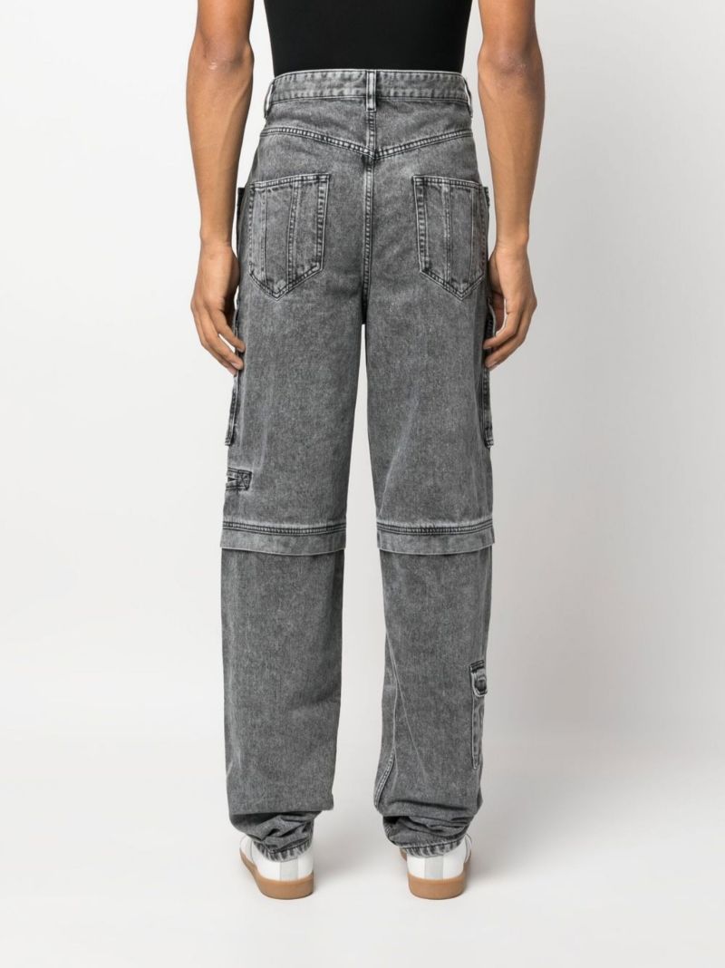 Grey Jerwan Straight-leg Jeans