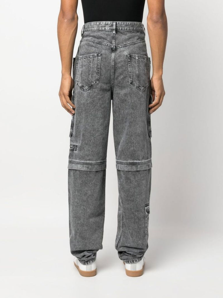 Grey Jerwan Straight-leg Jeans