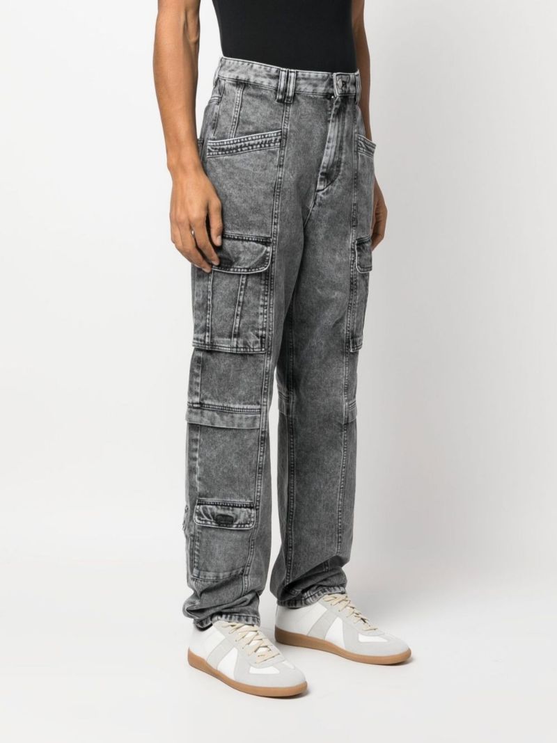 Grey Jerwan Straight-leg Jeans