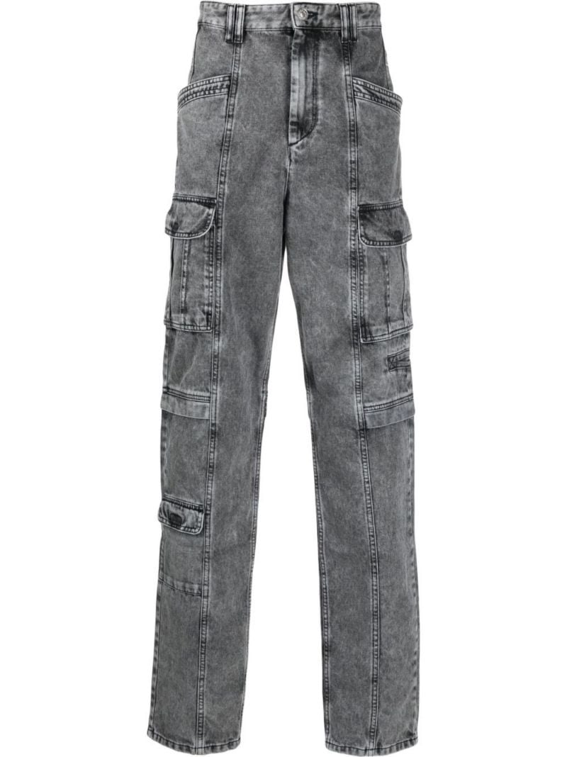 Grey Jerwan Straight-leg Jeans