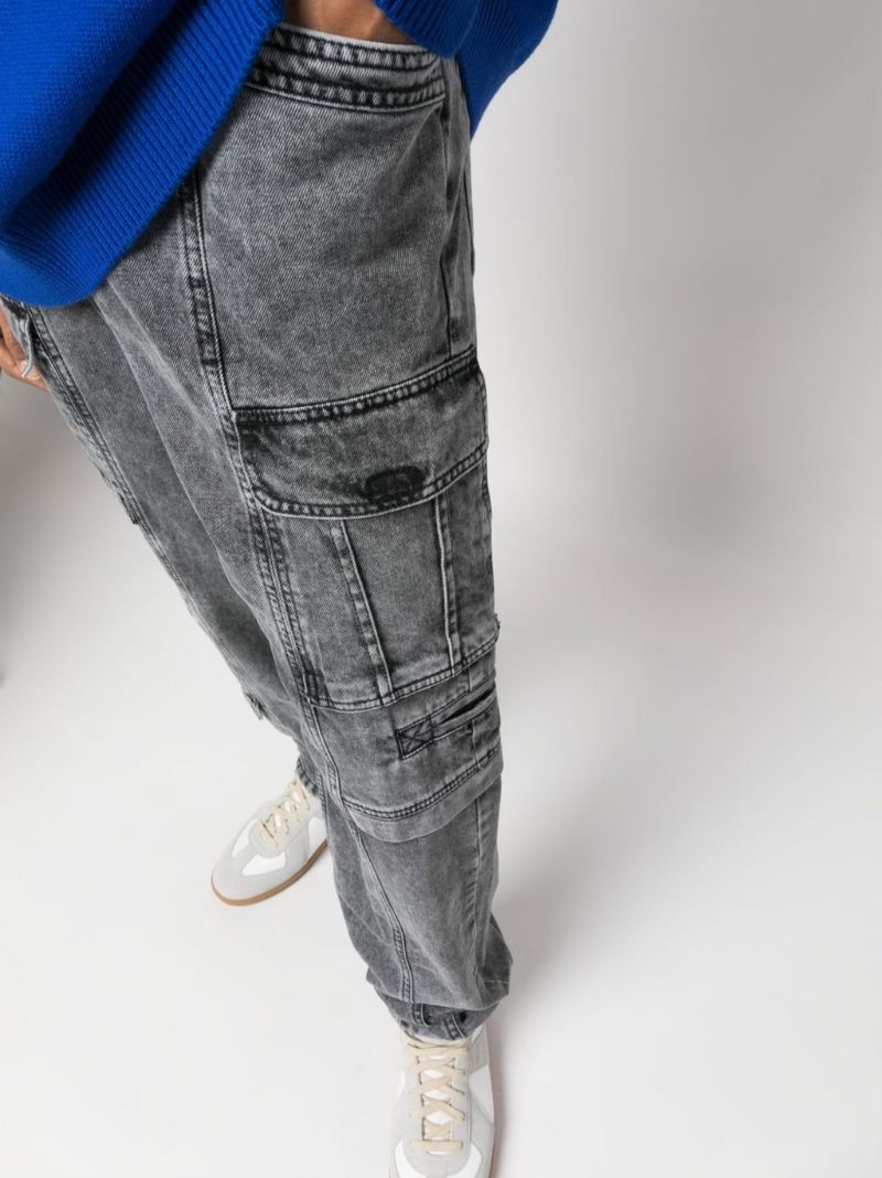 Grey Jerwan Straight-leg Jeans