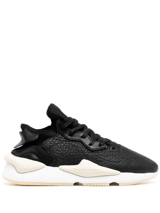 Black Kaiwa Leather Sneakers