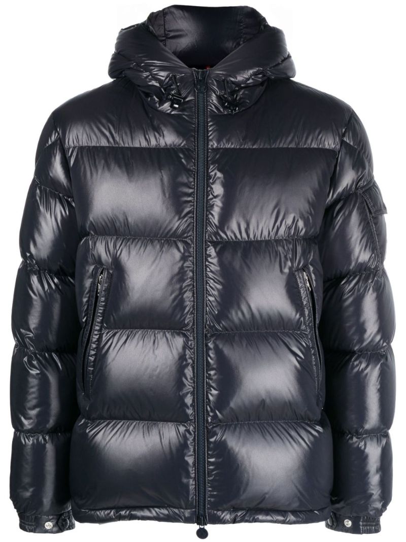 Blue Ecrins Hooded Down Jacket