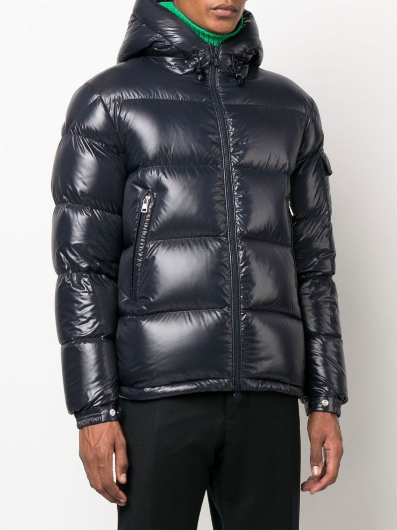Blue Ecrins Hooded Down Jacket
