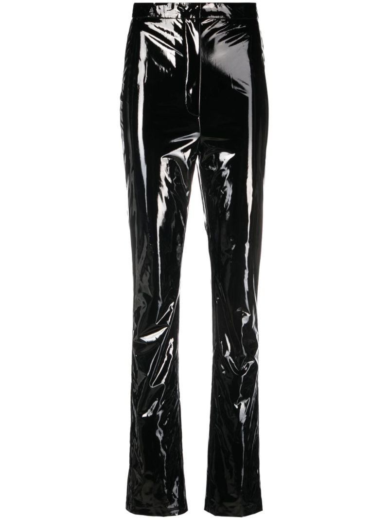Black Coated Leggings