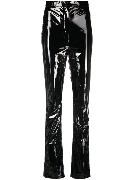 Black Coated Leggings