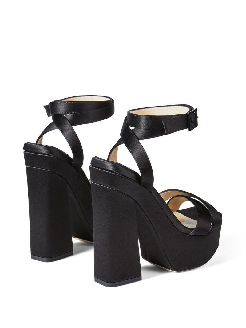 Black Gaia 140 Platform Sandals
