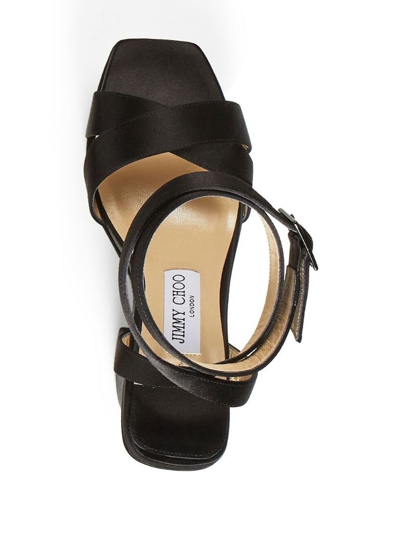 Black Gaia 140 Platform Sandals