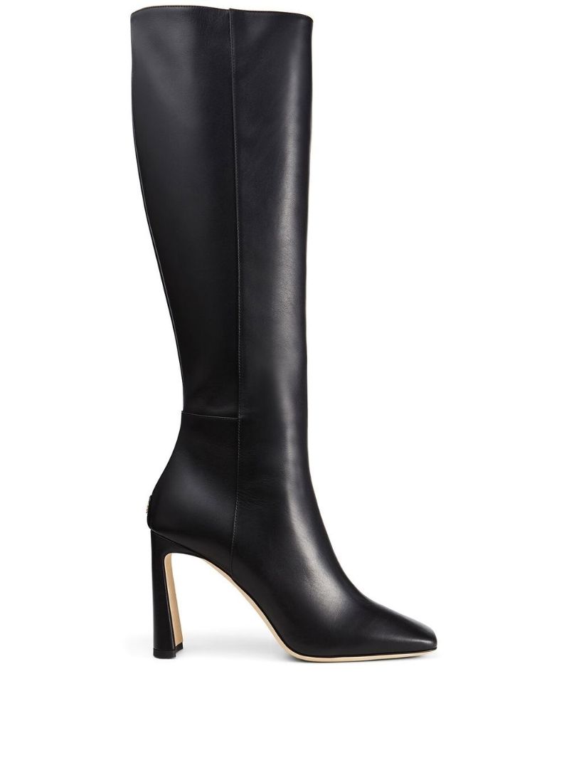 Black Kinsey 95 Knee High Boots