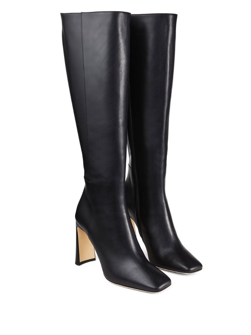 Black Kinsey 95 Knee High Boots