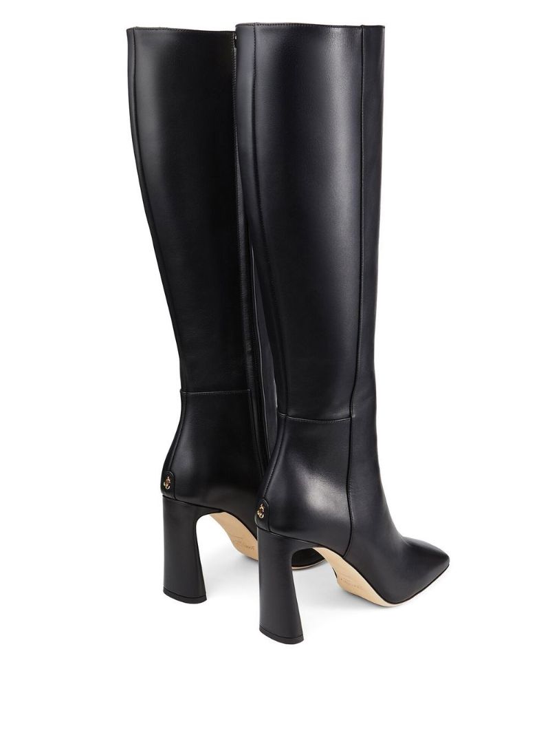 Black Kinsey 95 Knee High Boots