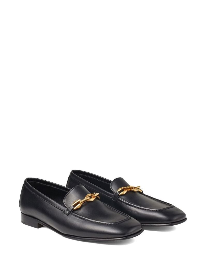 Black Diamond Tilda Leather Loafers