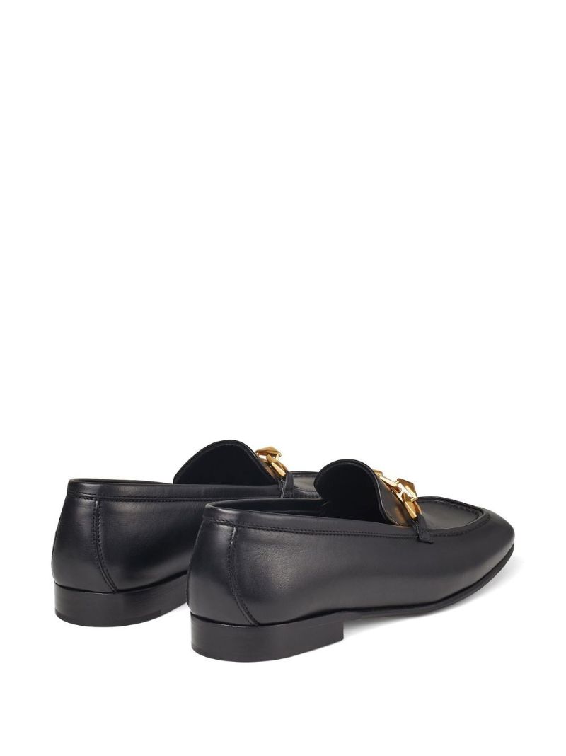 Black Diamond Tilda Leather Loafers