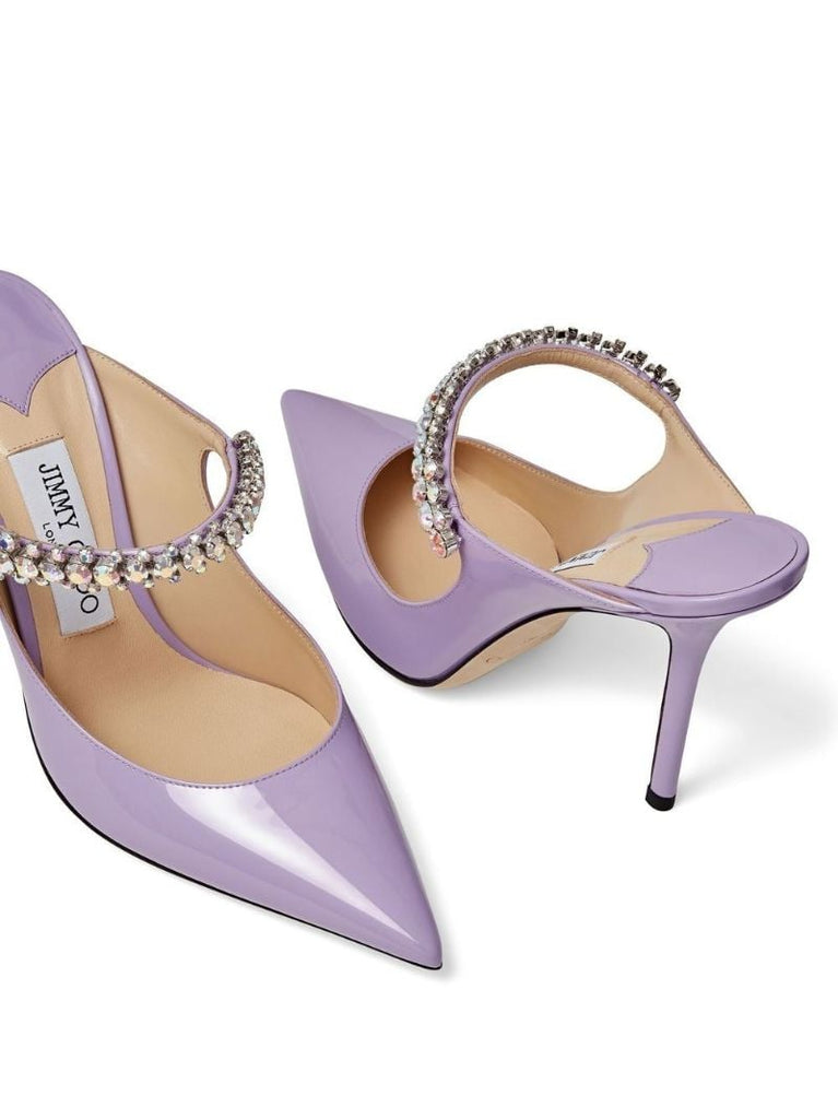 Purple Bing 100 Patent Leather Pumps