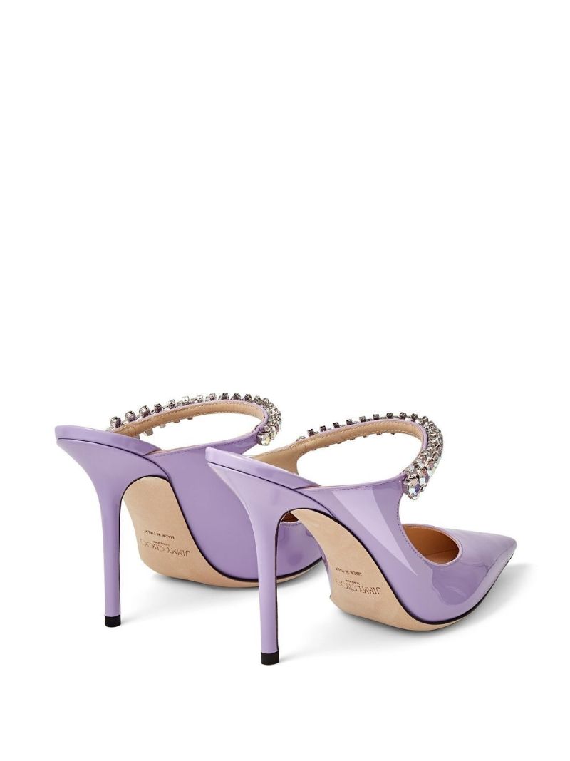 Purple Bing 100 Patent Leather Pumps