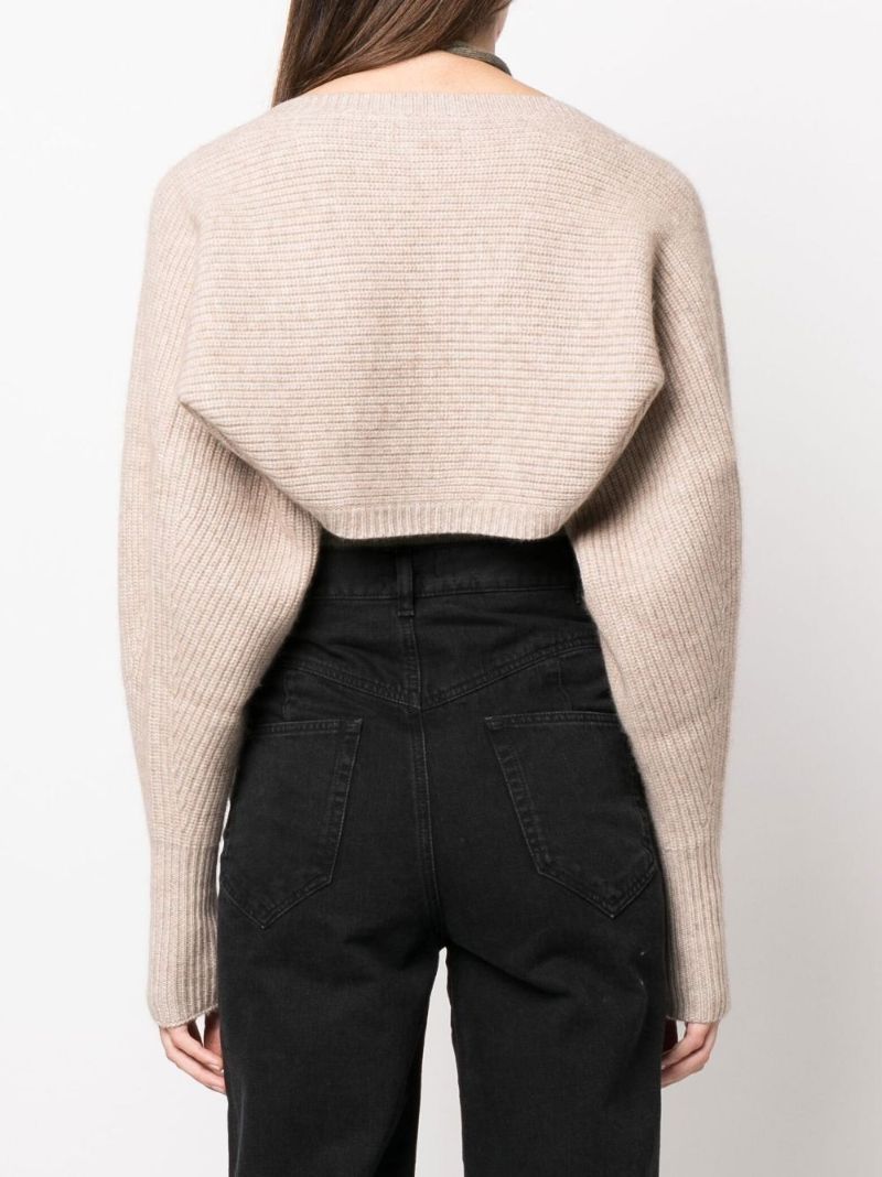 Neutral Bess Bolero Cardigan