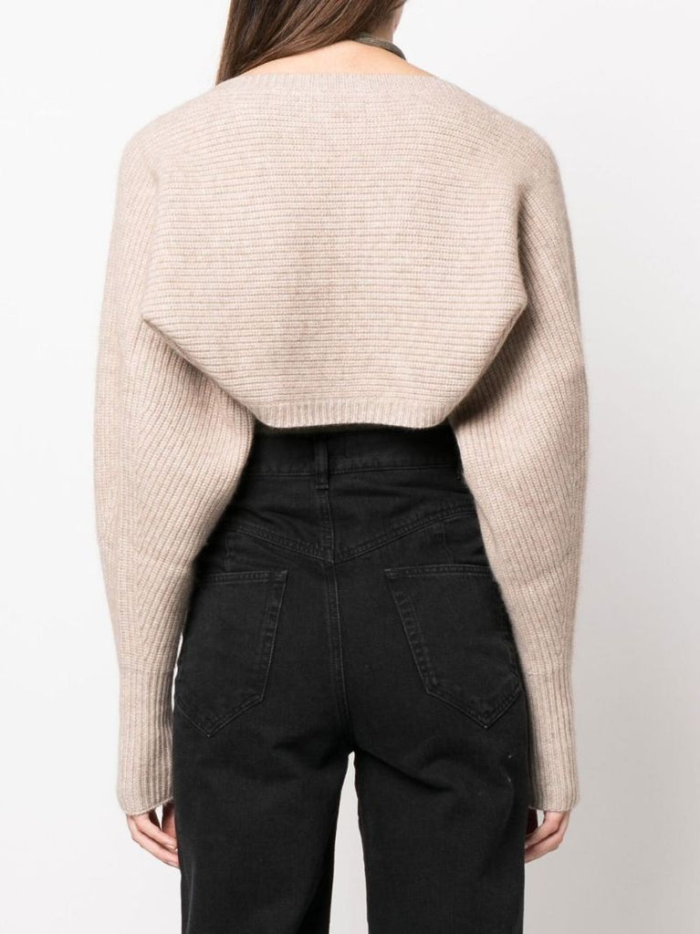 Neutral Bess Bolero Cardigan
