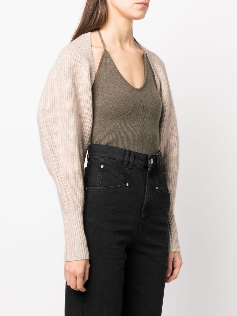 Neutral Bess Bolero Cardigan