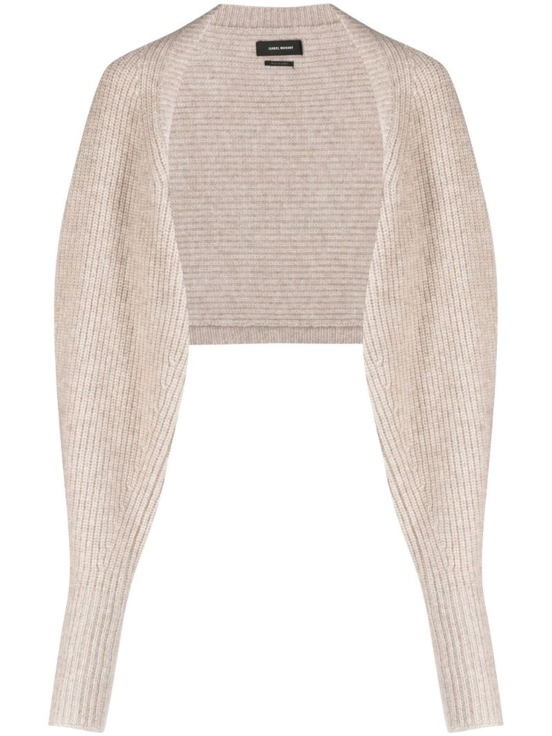 Neutral Bess Bolero Cardigan