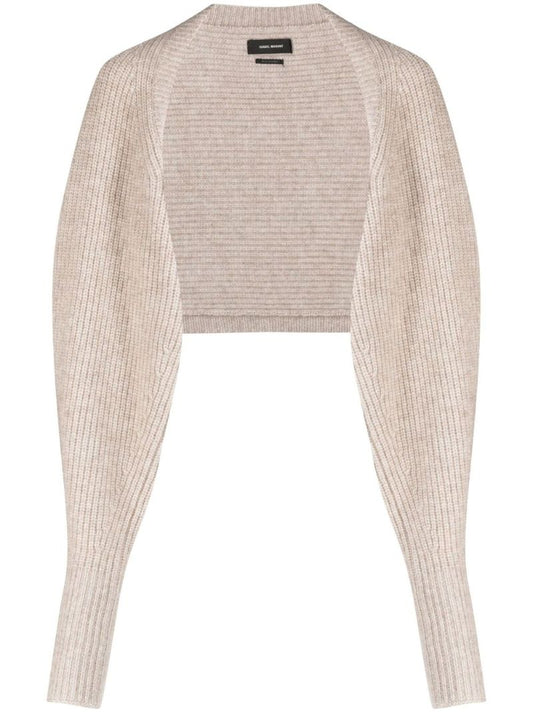 Neutral Bess Bolero Cardigan