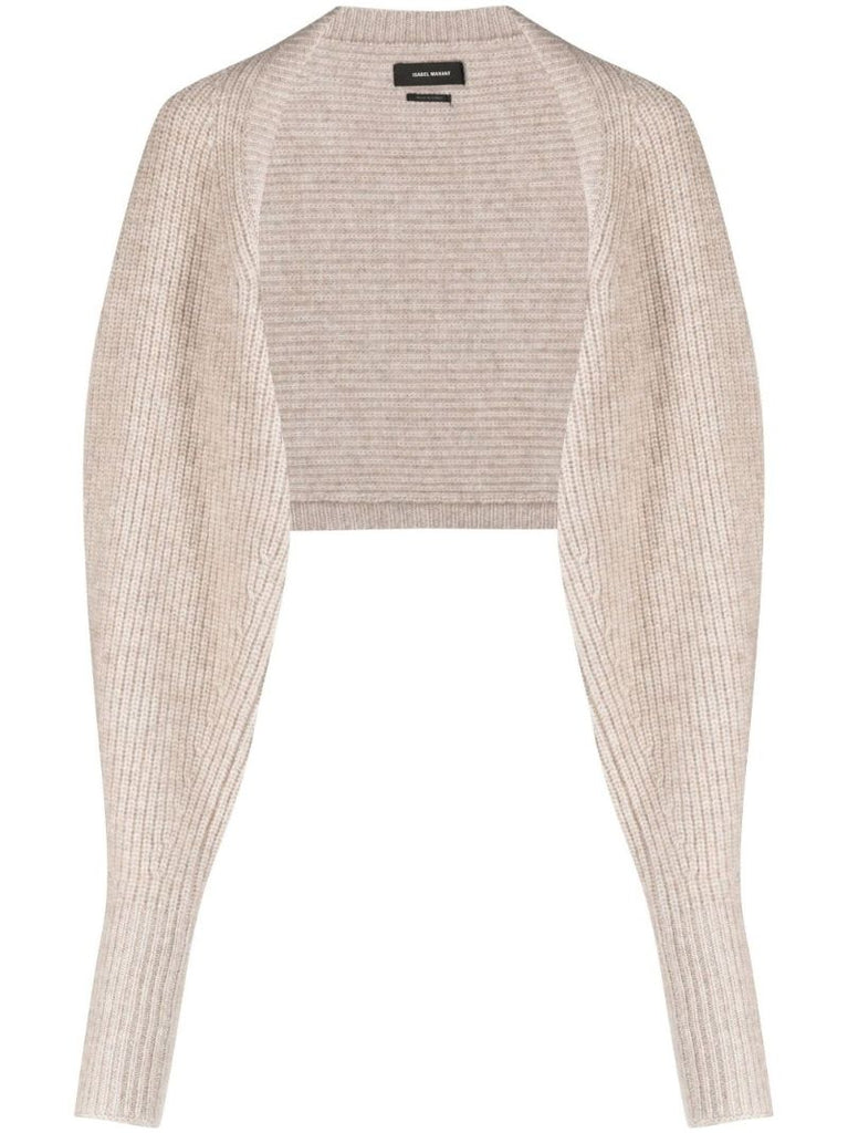 Neutral Bess Bolero Cardigan
