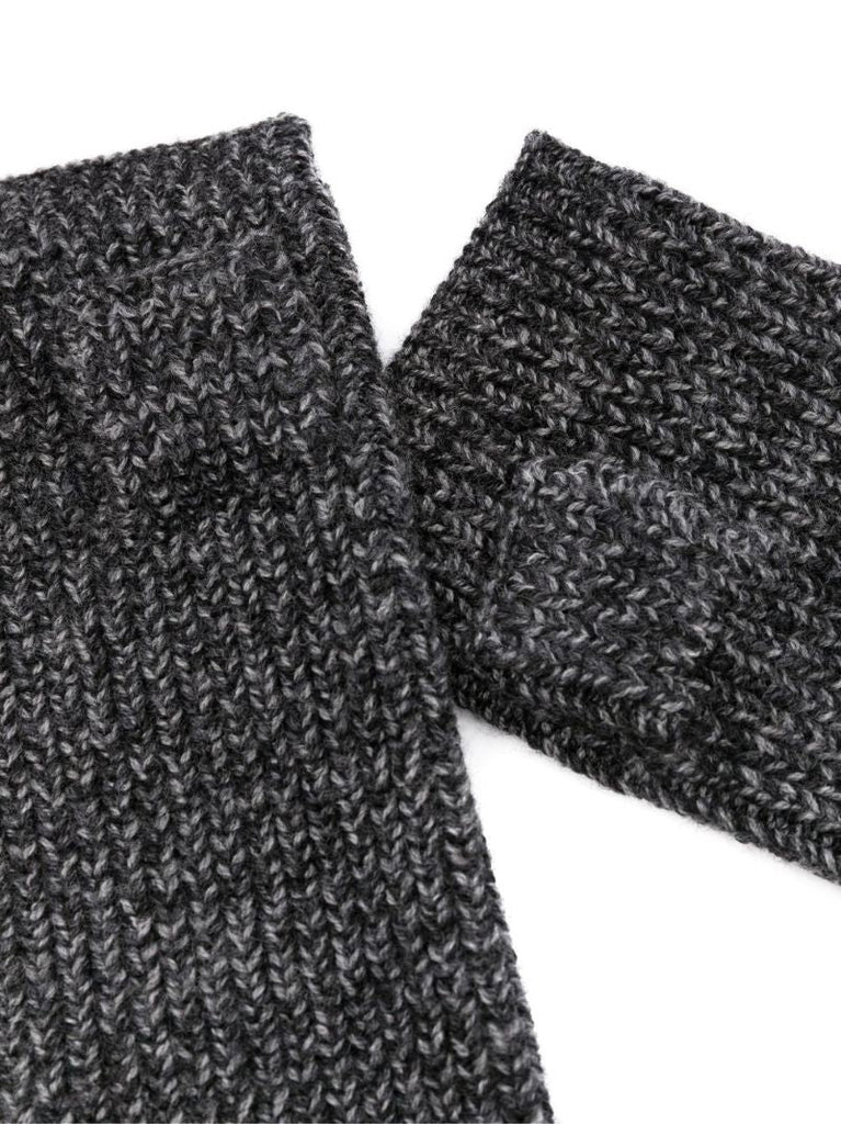 Grey Merino Wool Arm Warmers
