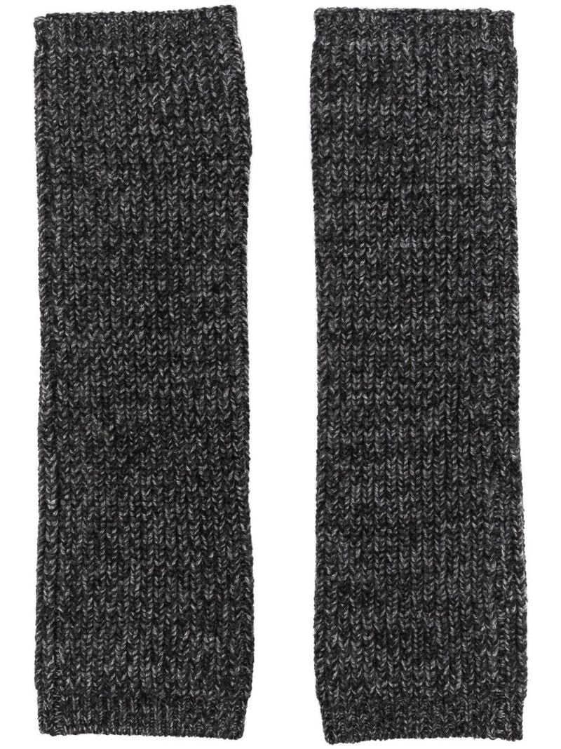 Grey Merino Wool Arm Warmers