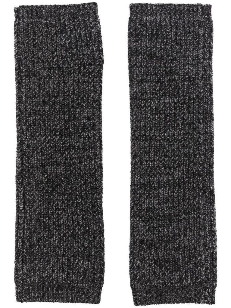 Grey Merino Wool Arm Warmers