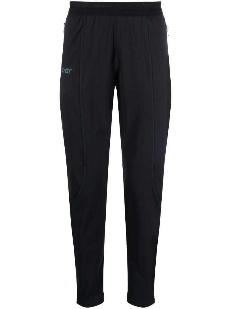 Black Running Track Pants