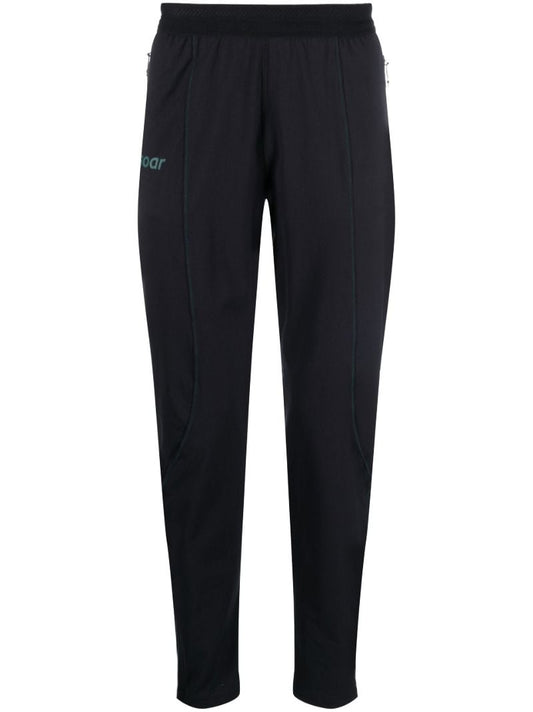 Black Running Track Pants