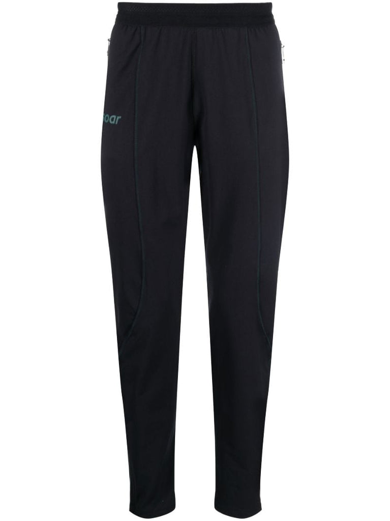 Black Running Track Pants