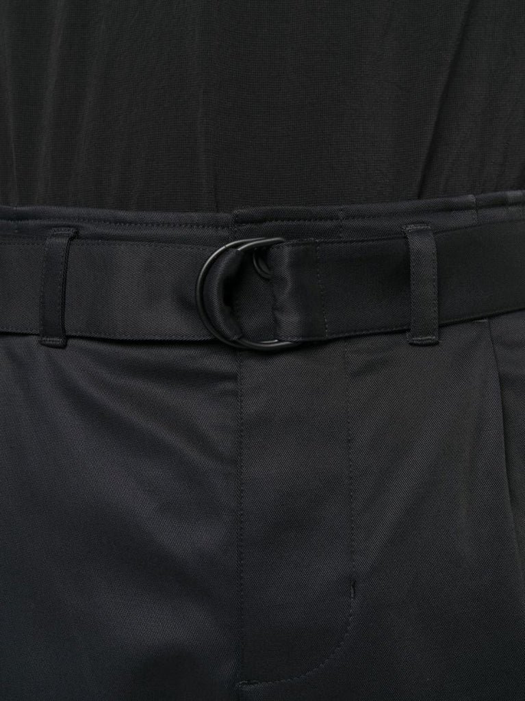 Black Esc Straight-leg Trousers