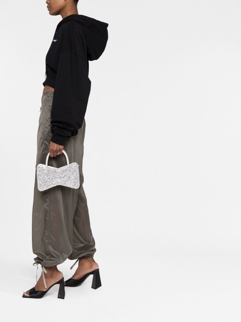 Silver-tone Bow Mini Bag