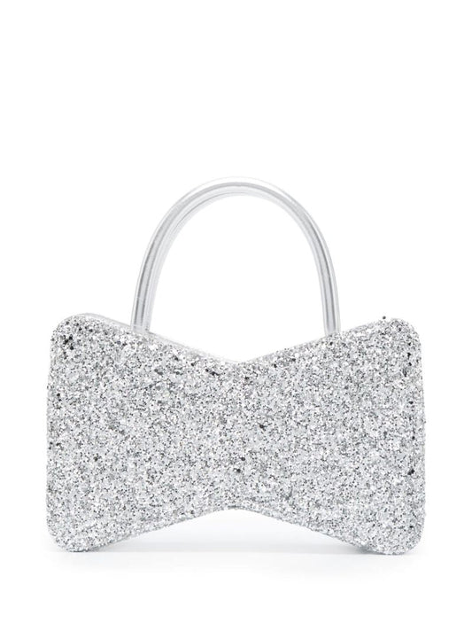 Silver-tone Bow Mini Bag
