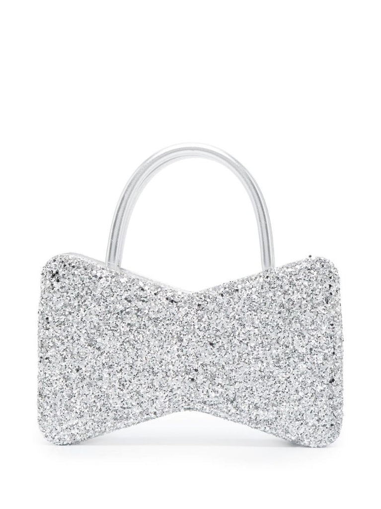 Silver-tone Bow Mini Bag