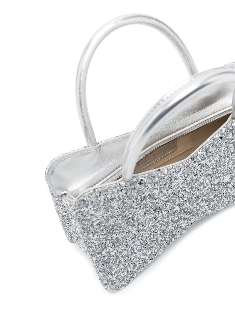 Silver-tone Bow Mini Bag