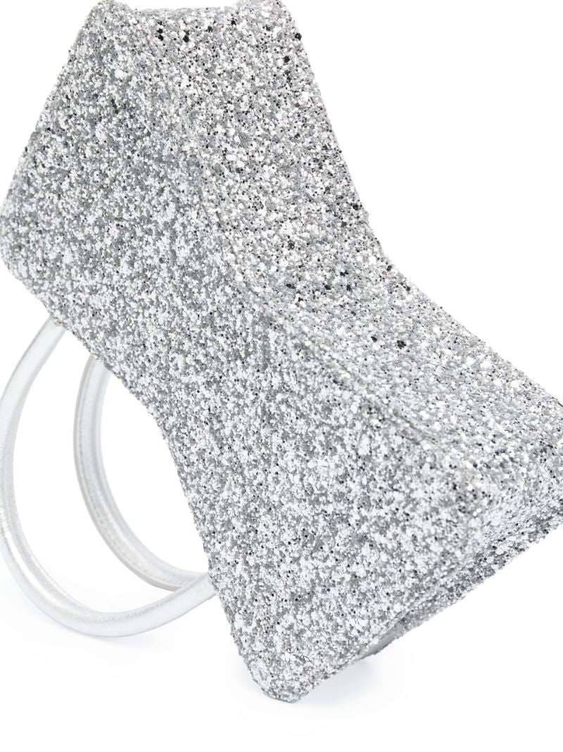 Silver-tone Bow Mini Bag