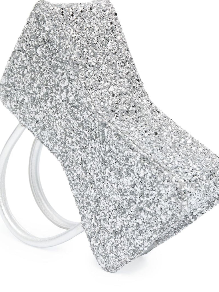 Silver-tone Bow Mini Bag