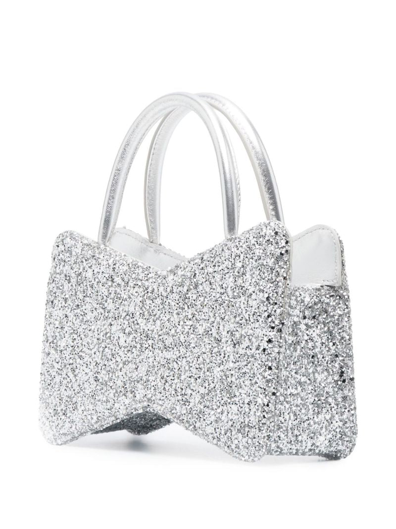 Silver-tone Bow Mini Bag
