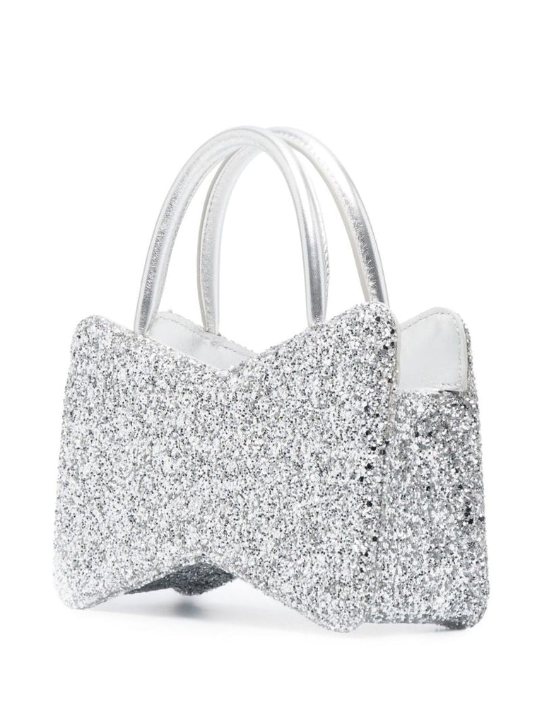 Silver-tone Bow Mini Bag