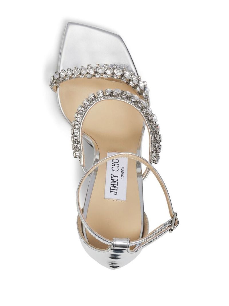 Silver Bing 105 Leather Sandals