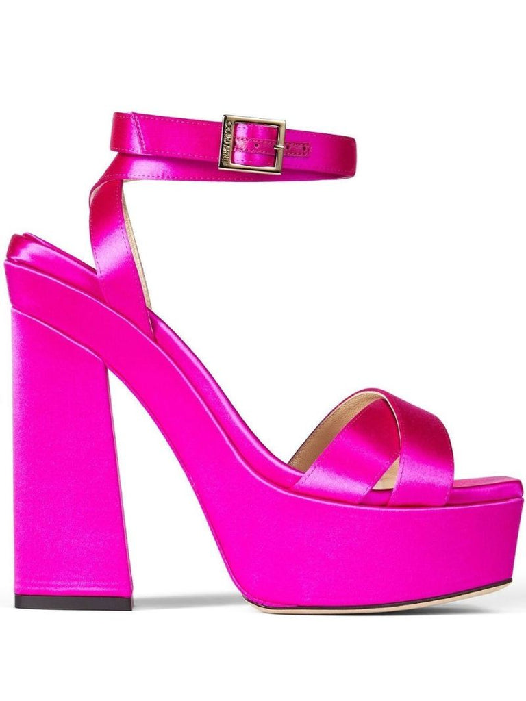 Pink Gaia 140 Platform Sandals