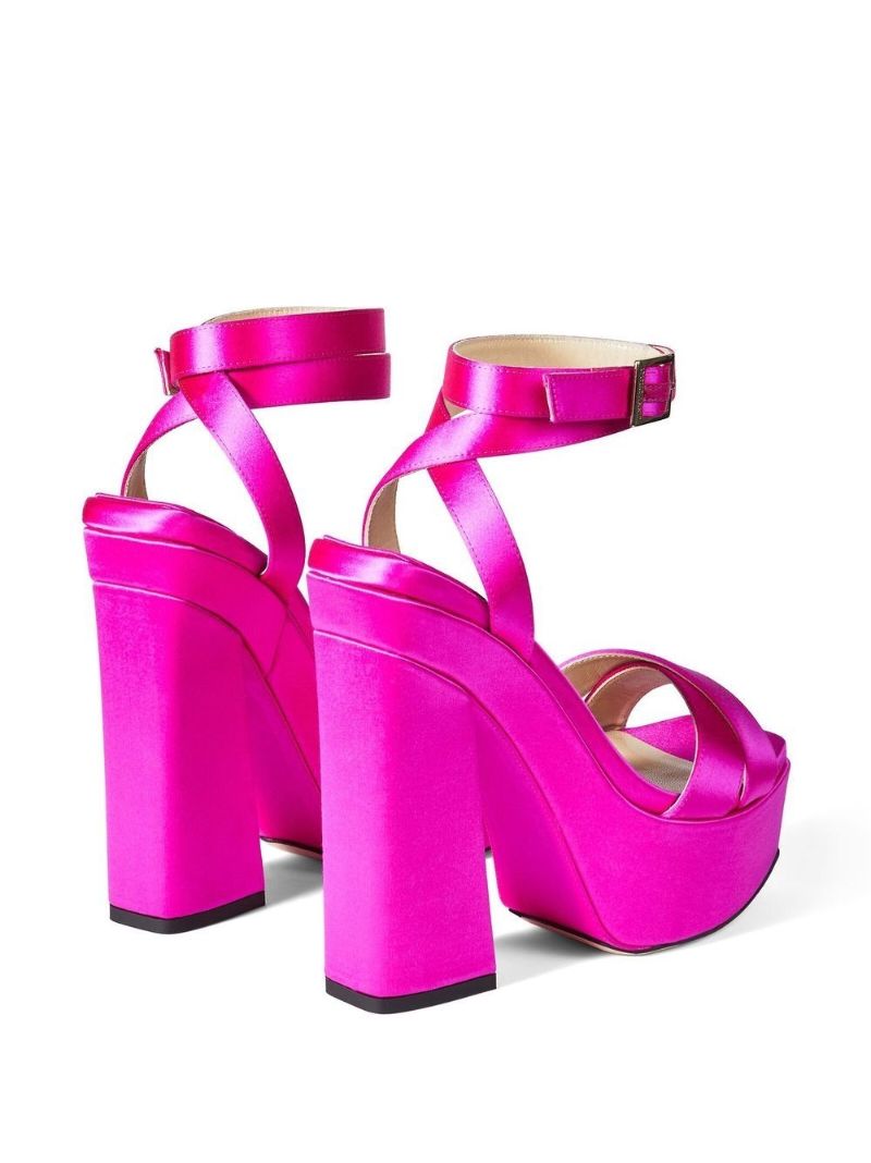 Pink Gaia 140 Platform Sandals