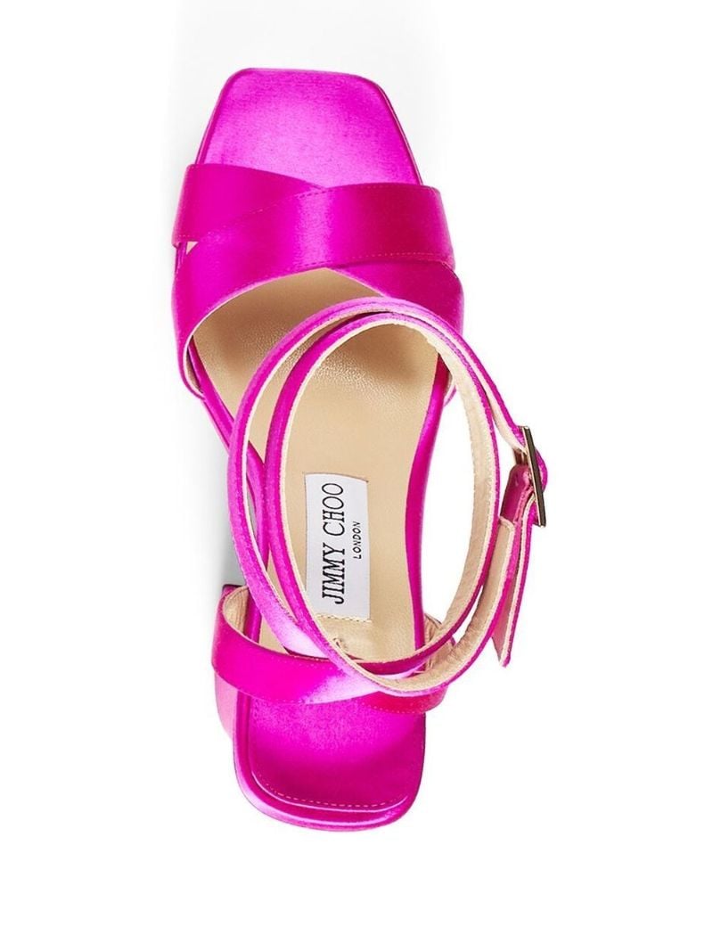 Pink Gaia 140 Platform Sandals