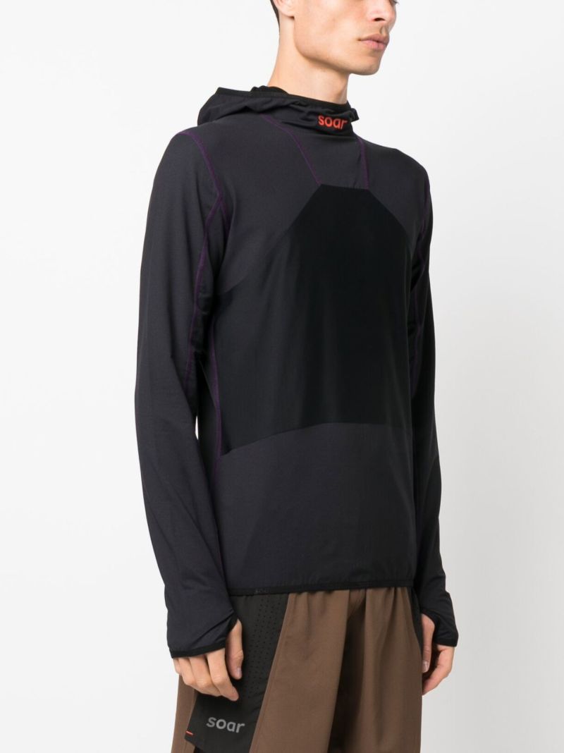 Black Wooltech Trail Running Top