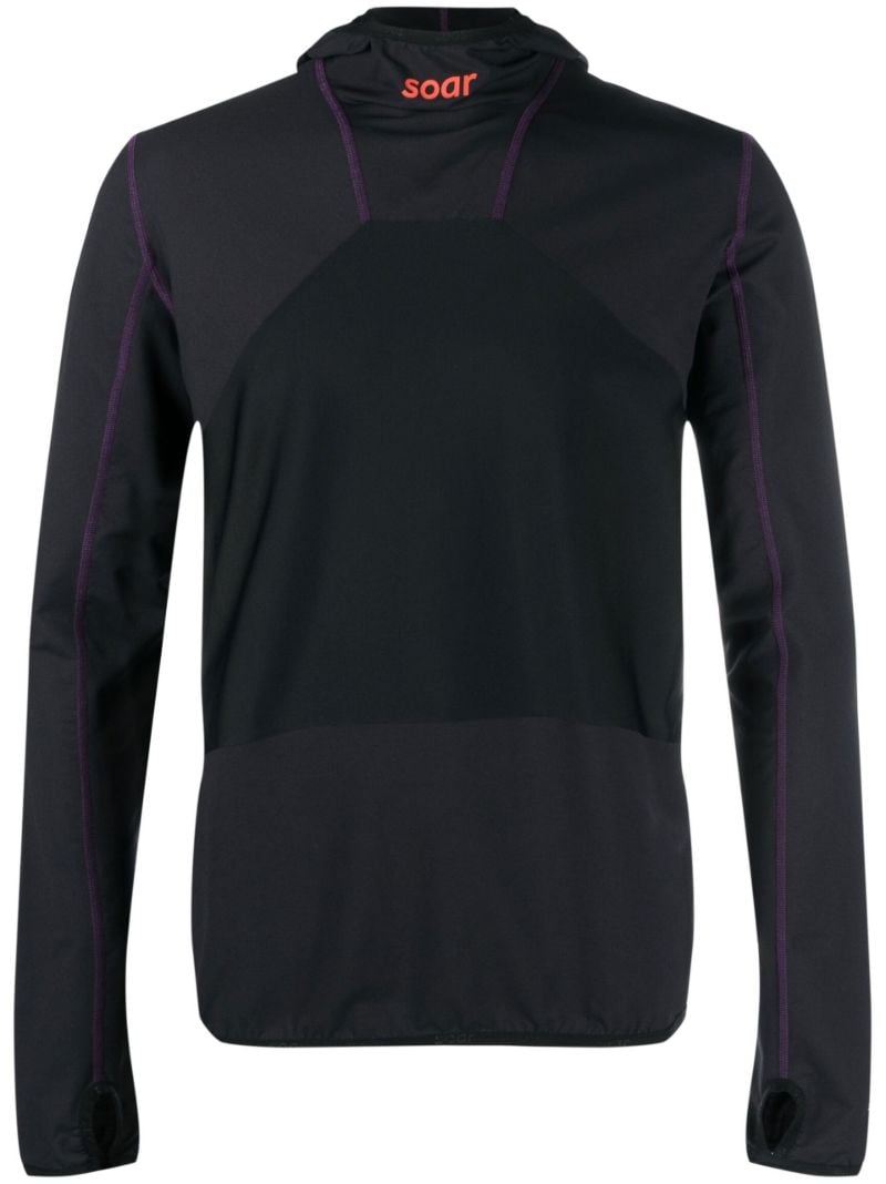 Black Wooltech Trail Running Top
